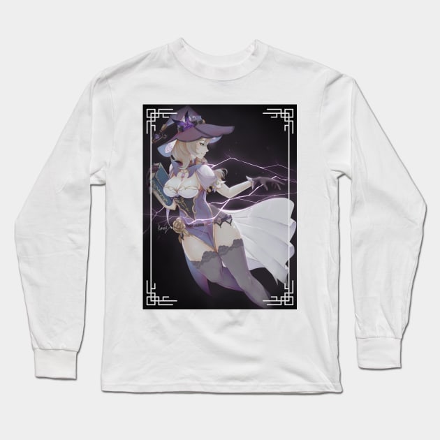 The Electro witch Long Sleeve T-Shirt by Kumanz